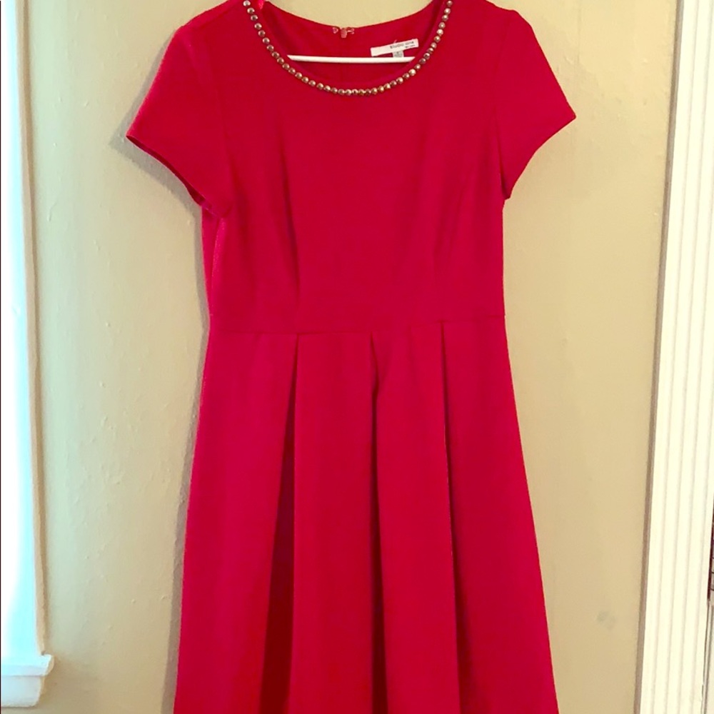 Business professional red dress